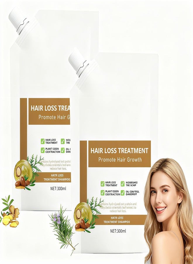 Ciirvoe 300ml Anti-Hair Fall Hair Loss Shampoo - Promote Hair Growth, Enriched with Multiple Plant Extracts, Suitable for All Hair Types (2 Bottle) - Image 1